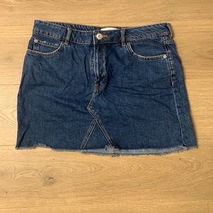 Mango jean skirt